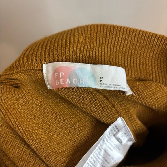 Cozy Mustard Yellow Knit Pants - Picture 2 of 3